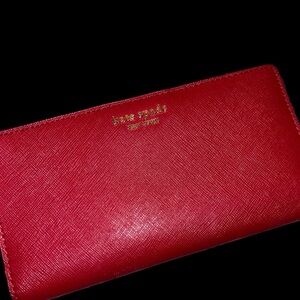 NWOT RED KATE SPADE WALLET
